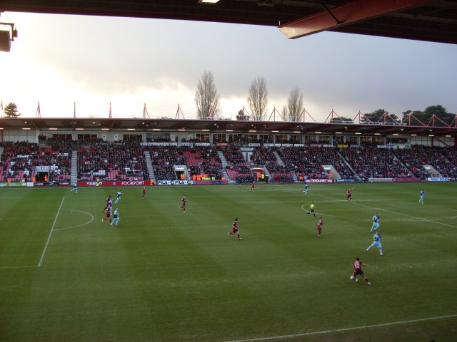 The Main Stand During the Match